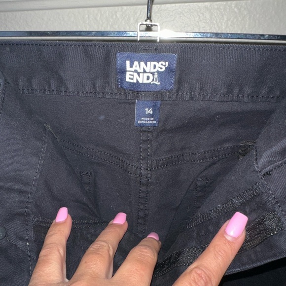 Lands' End Denim - Lands' End Black Flare & Wide Leg Jeans